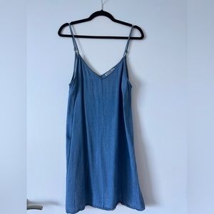 Cotton On chambray slip dress